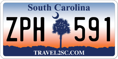 SC license plate ZPH591