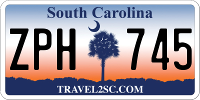 SC license plate ZPH745