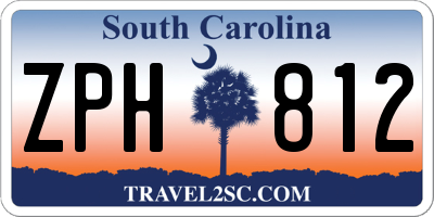 SC license plate ZPH812