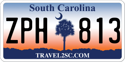 SC license plate ZPH813