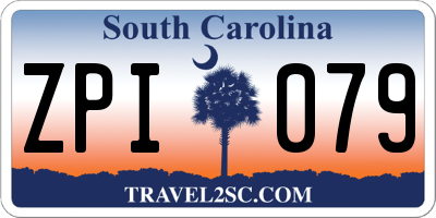 SC license plate ZPI079