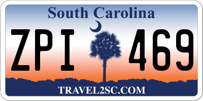 SC license plate ZPI469