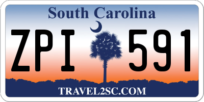 SC license plate ZPI591