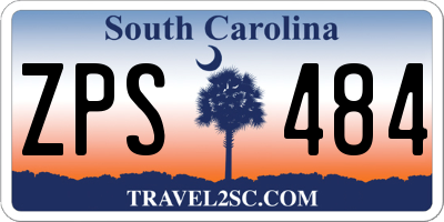 SC license plate ZPS484