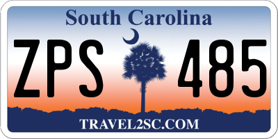 SC license plate ZPS485