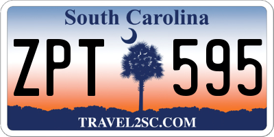 SC license plate ZPT595