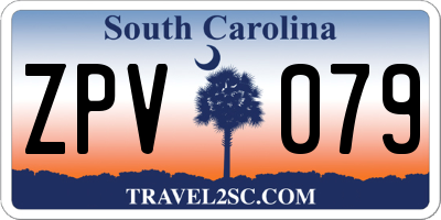 SC license plate ZPV079