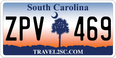 SC license plate ZPV469