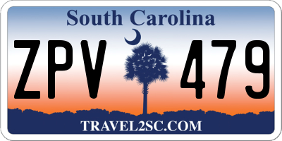SC license plate ZPV479