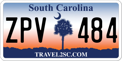 SC license plate ZPV484
