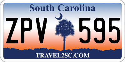 SC license plate ZPV595