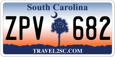 SC license plate ZPV682