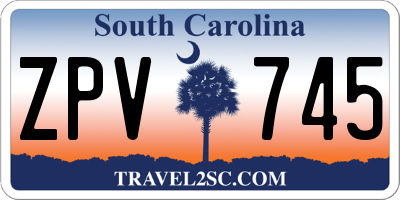SC license plate ZPV745