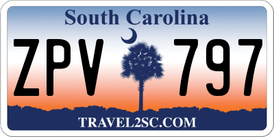 SC license plate ZPV797
