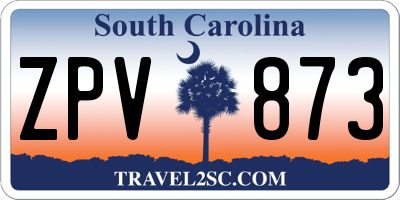 SC license plate ZPV873
