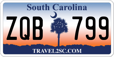 SC license plate ZQB799