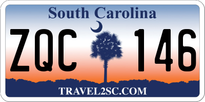 SC license plate ZQC146