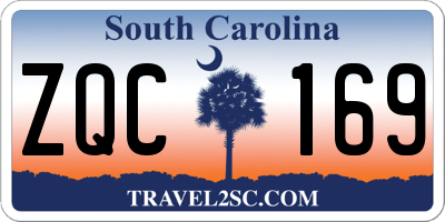 SC license plate ZQC169