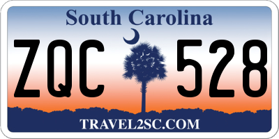 SC license plate ZQC528