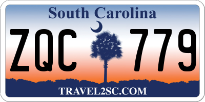 SC license plate ZQC779