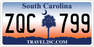 SC license plate ZQC799