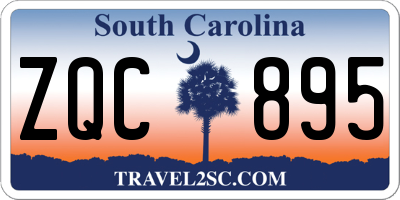 SC license plate ZQC895