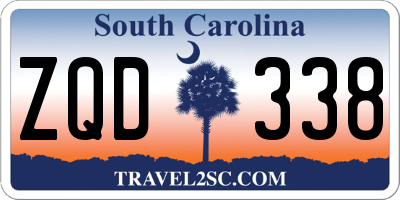 SC license plate ZQD338