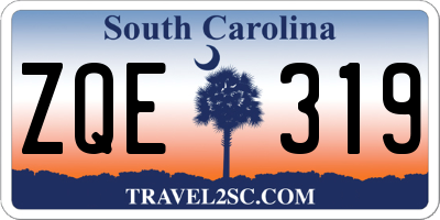 SC license plate ZQE319