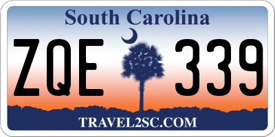 SC license plate ZQE339