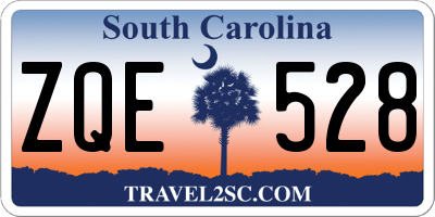 SC license plate ZQE528