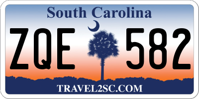 SC license plate ZQE582