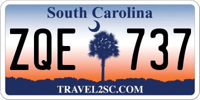 SC license plate ZQE737