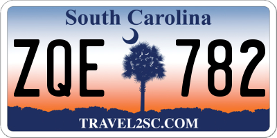 SC license plate ZQE782