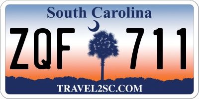 SC license plate ZQF711