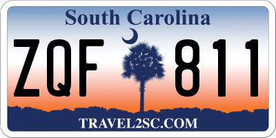 SC license plate ZQF811