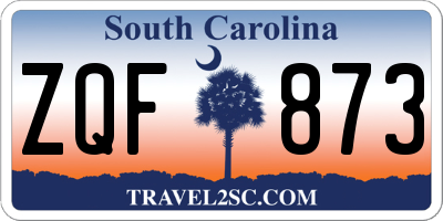 SC license plate ZQF873