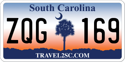 SC license plate ZQG169