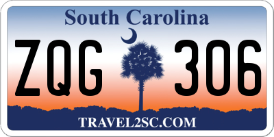 SC license plate ZQG306