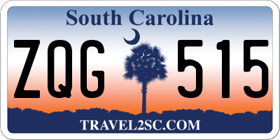 SC license plate ZQG515