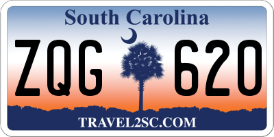 SC license plate ZQG620