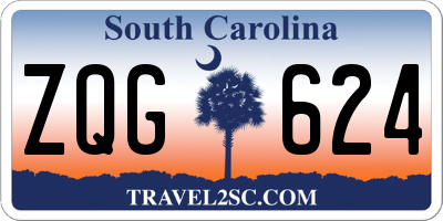 SC license plate ZQG624