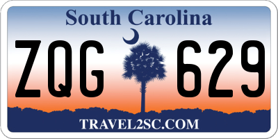 SC license plate ZQG629