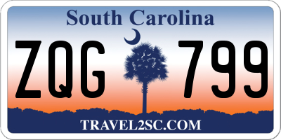 SC license plate ZQG799