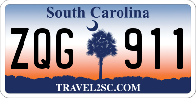 SC license plate ZQG911