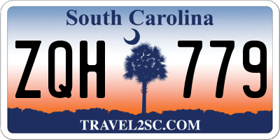 SC license plate ZQH779