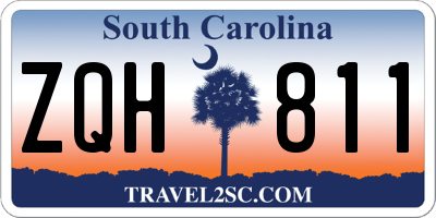 SC license plate ZQH811