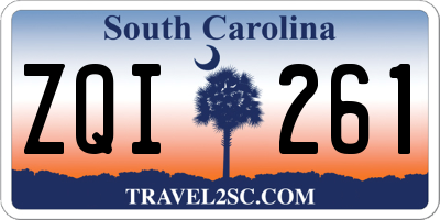 SC license plate ZQI261