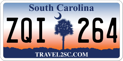 SC license plate ZQI264