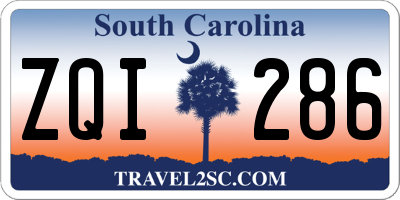 SC license plate ZQI286