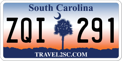 SC license plate ZQI291